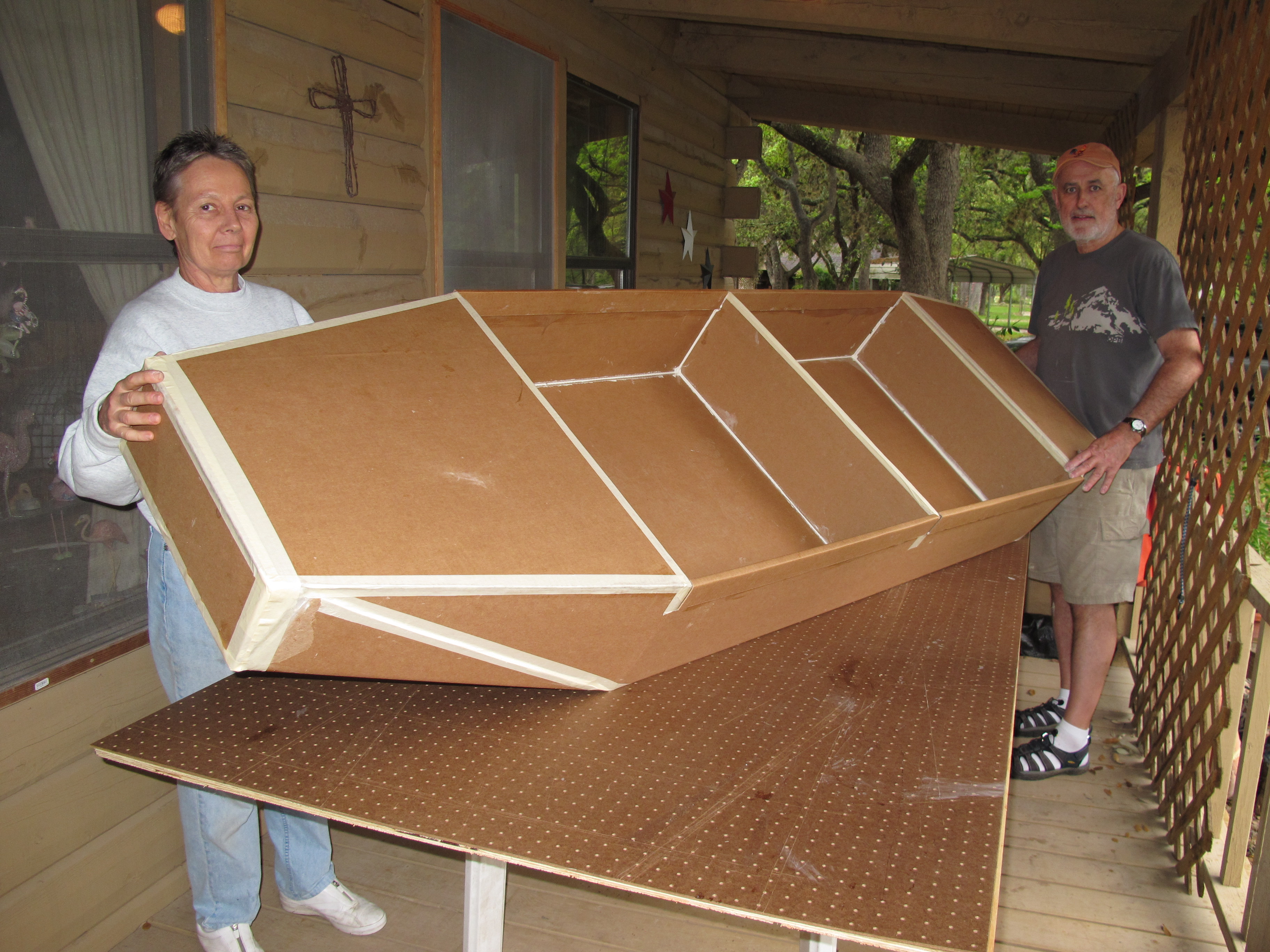 Cardboard boat design challenge  Plan make easy to build boat